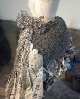 Dress (in process) by Rachel C. Wright